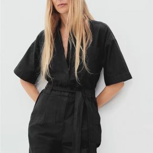 Everlane fatigue short sleeve jumpsuit
